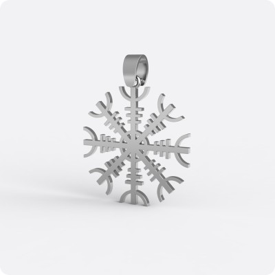 Агисхьяльм Шлем Ужаса из серебра