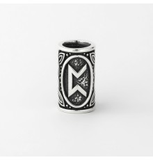 Шарм с руной Перт из серебра