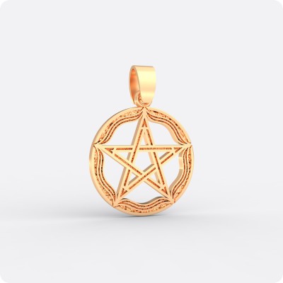 Амулет Пентаграмма (Пентакль) из золота