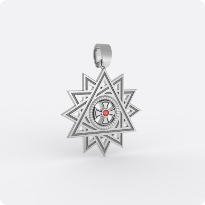 Звезда Эрцгаммы с камнем