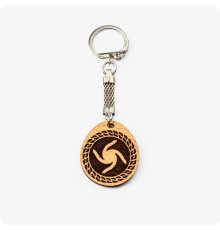 Брелок Велесовик из дерева Бука