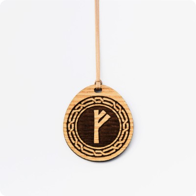 Руна Феху (Феу) из дерева Ясеня (руна Благополучия)