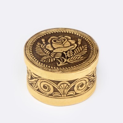 Берестяная шкатулка для оберегов - Роза