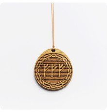 Амулет Благополучия (Три руны Феху) из Ясеня