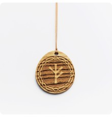 Амулет сохранения материальных ценностей (руны Феху и Альгиз)