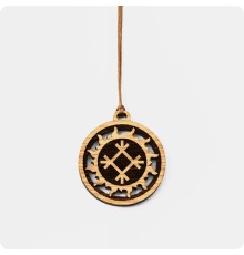 Оберег Целебник в Солнечном круге из Дуба