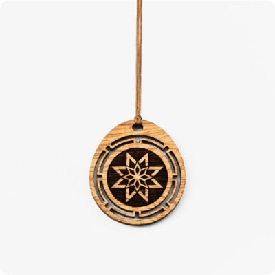 Оберег Алатырь-щит из Дуба