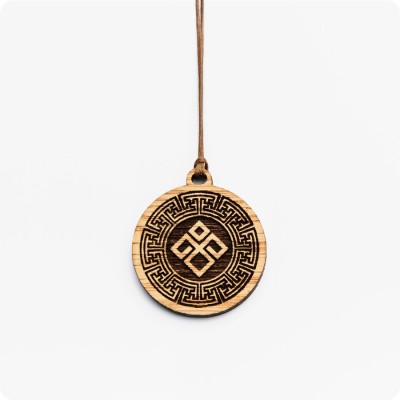 Оберег Даждьбог из дерева