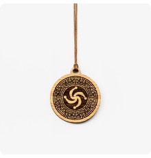 Оберег Символ Рода из дерева