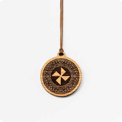 Оберег Стрибожич из дерева