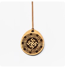 Оберег Цветок Папоротника из Дуба