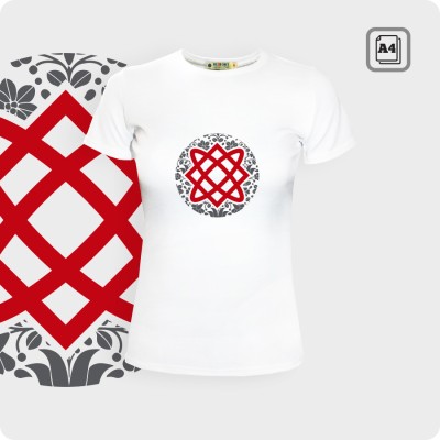 Футболка со Звездой Лады богородицы - К.2023-01