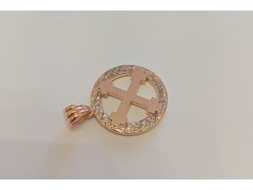 Оберег Крест Мары (Марены) из золота