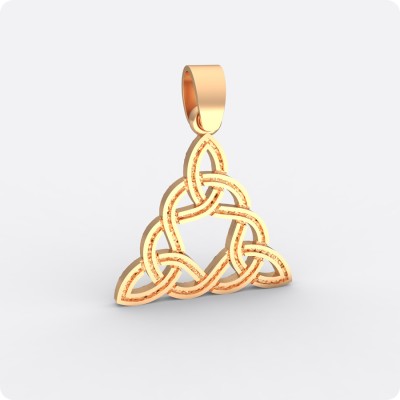 Узел Бригит из золота