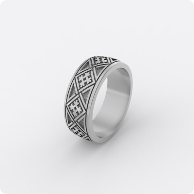 Кольцо с оберегом Целебник