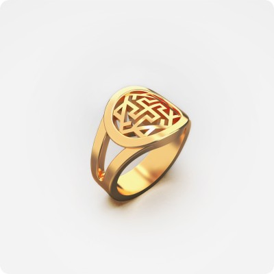 Кольцо Валькирия из золота