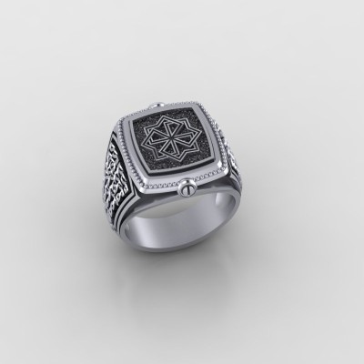 Кольцо с оберегом Молвинец