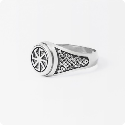 Кольцо Коловрат из серебра