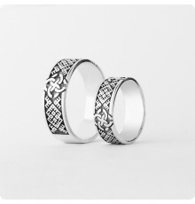 Обручальные кольца со Свадебником и славянским узором