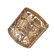 Русальный браслет из латуни - Симаргл-Переплут