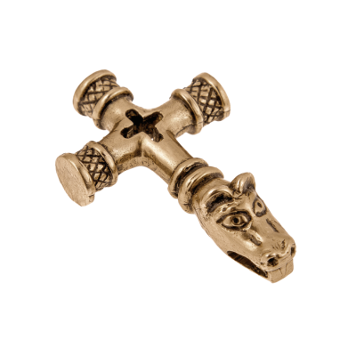 Молот-Крест Исландия из латуни