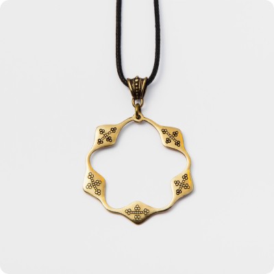 Подвеска Новгородских словен из латуни