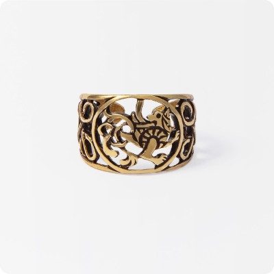 Кольцо Семаргла (Симаргла) из латуни (литое)