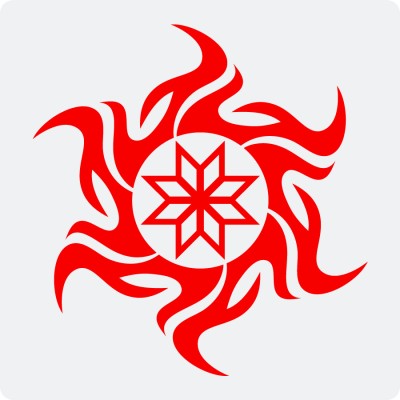 Наклейка - Оберег Алатырь Звезда