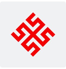 Наклейка с Оберегом Боговник без круга