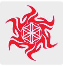 Наклейка Цветок Жизни (Цветок Афродиты)