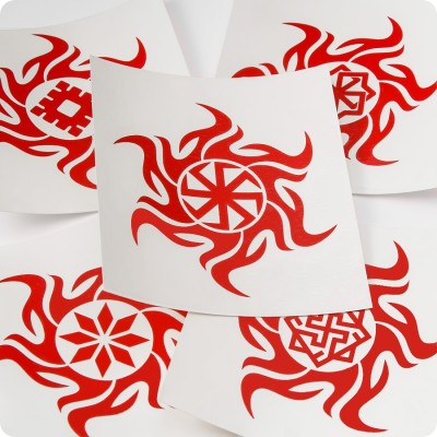 Наклейка - Оберег Алатырь Звезда