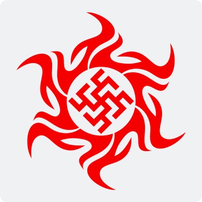 Наклейка с Оберегом Новородник