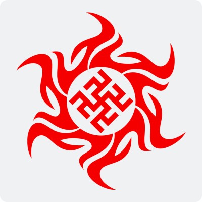 Наклейка с Оберегом Одолень трава