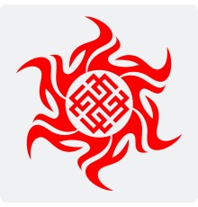 Наклейка с Оберегом Сварожич