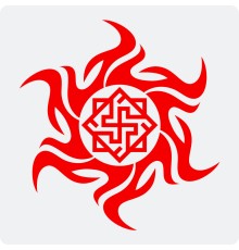 Наклейка с Оберегом Валькирия