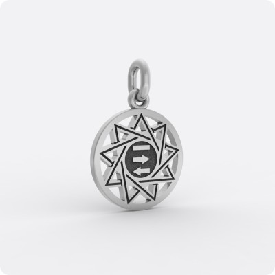 Чертог Бусла (Аиста) (малый) из серебра