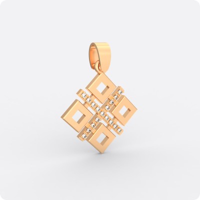 Оберег Макошь (Мокошь) из золота с камнями