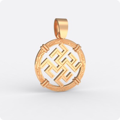 Оберег Одолень трава из золота