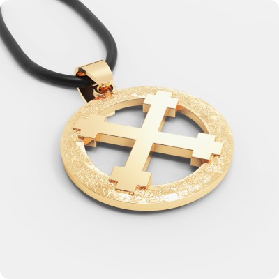 Оберег Крест Мары (Марены) из золота