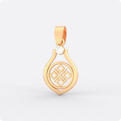 Оберег Макошь (Мокошь) из золота с камнем (капелька)