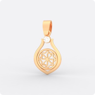 Оберег Молвинец из золота с камнем (капелька)