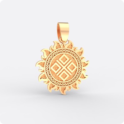 Славянский оберег Макошь (Символ Макоши) из золота в Ярило