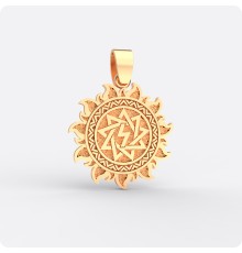 Оберег Перуница из золота в Ярило