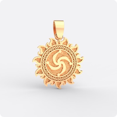 Оберег Символ Рода из золота в Ярило