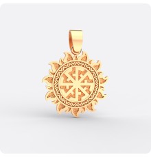 Оберег Свитовит из золота в Ярило