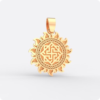 Оберег Валькирия из золота в Ярило