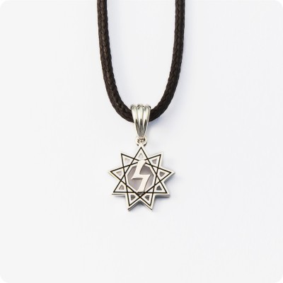 Оберег Перуница из серебра малый