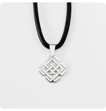 Оберег Символ Белобога из серебра (малый)