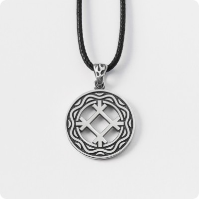 Оберег Целебник из серебра в Стихии воды