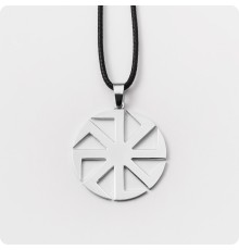 Оберег Коловрат из серебра без круга